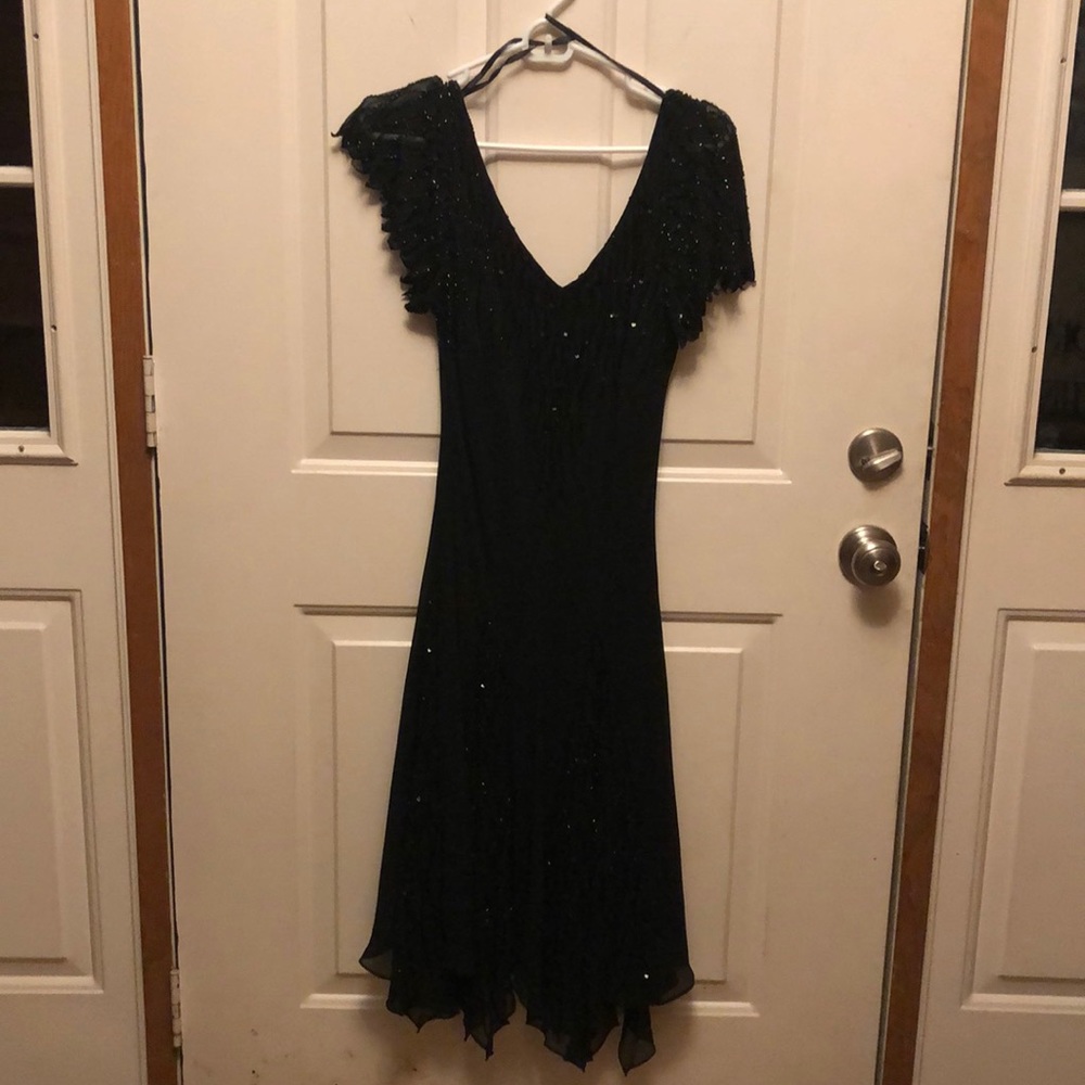 JKara black cocktail dress